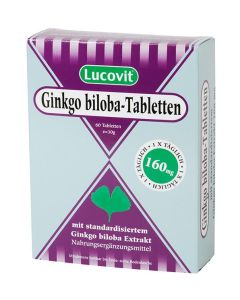 Lucovit Ginkgo Biloba Tabletten 160mg, 60 Stück