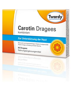 Twardy Carotin-Dragees kombiniert, 60 Stück