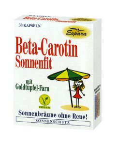 Espara Beta-Carotin-Sonnenfit Kapseln, 30 Stk.