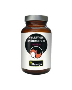 Hanoju Vielblütiger Knöterich Fo-Ti Kapseln 400mg, 90 Stk.