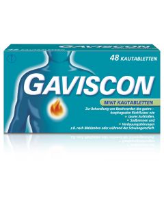 GAVISCON MINT KAUTABL, 48 Stück