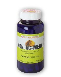 GPH Konjac-Mehl 600mg Kapseln, 100 Stück