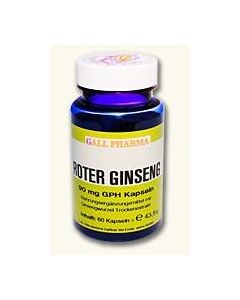 GPH Roter Ginseng 90mg Kapseln, 60 Stück