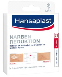 Hansaplast med Narben Reduktionspflaster, 21 Stück