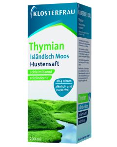 Klosterfrau Thymian Isländisch Moos Hustensaft, 200ml