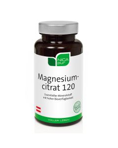 Nicapur Magnesiumcitrat 120mg 60 Kapseln, 60 Stück