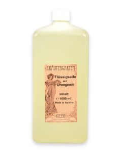 Flüssigseife mit Orangenöl 1 Liter, 1000ml