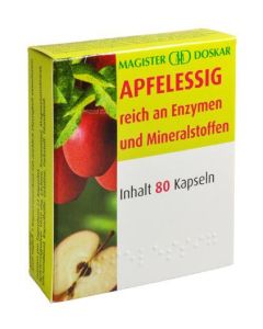 Doskar Apfelessig Kapseln, 80 Stück