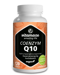 Vitamaze Coenzym Q10 200mg vegan, 120 Stk.