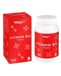 BjökoVit Vitamin B12 Kapseln 1000mcg vegan, 60 Stück