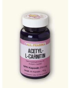 Acetyl-L-Carnitin Kapseln 250mg, 30 Stück