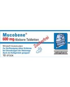 Mucobene® 600 mg lösbare Tabletten, 10 Stk.