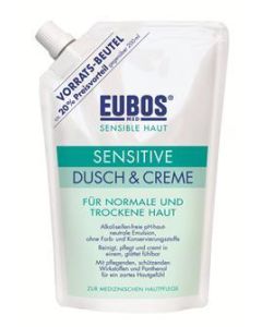 Eubos Sensitive Dusch & Creme Nachfüllung, 400ml