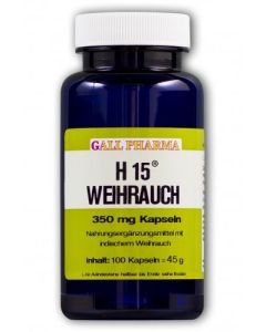 GPH Weihrauch H15 350mg Kapseln, 750 Stk.