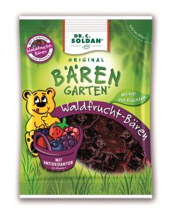 DR.SOLDAN                     BAERENGARTEN                FRUCHTSAFTBAEREN          WALDFRUCHT, 150g