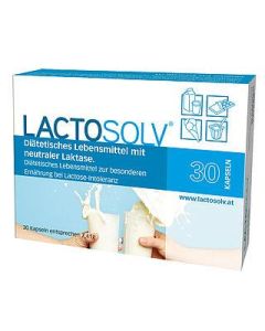 LACTOSOLV KAPSELN             ENZYM NEUTRALE LACTASE      9250 FCC                                        DOSE, 60 Stück