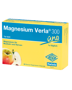 MAGNESIUM                     VERLA/300                   UNO GRANULAT              APFEL -KWIZDA         BTL, 20 Stück