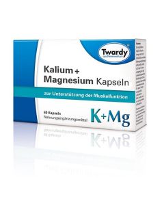 Twardy Kalium + Magnesium Kapseln, 60 Stück