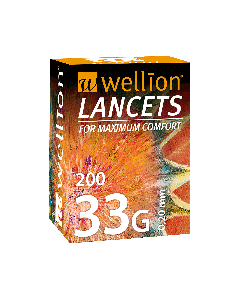 Wellion 33G Lanzetten, 200 Stk.