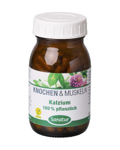 KALZIUM                       KAPSELN 140MG -SANATUR              100% PFLANZLICH, 100 Stück