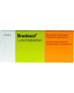 Bradosol Lutschtabletten 40 Stück, 40 Stk.