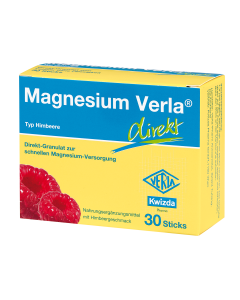 MAGNESIUM VERLA DIREKT STICKS HIMBEERE, 30 Stück