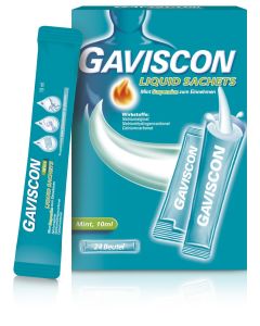 GAVISCON LIQUID MINT SUSPENSION ZUM EINNEHMEN SACHETS, 10ML