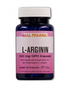 GPH L-Arginin 500mg Kapseln, 80 Stück