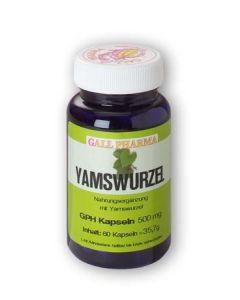 GPH Yamswurzel 500mg Kapseln, 120 Stück