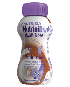 NutriniDrink Multi Fibre 200ml - Schoko, 24 Stück