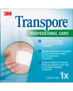 3M Transpore Refill 25 mm x 5 m, 1 Stk.