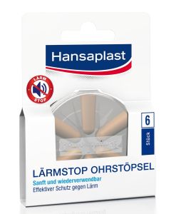 Hansaplast Ohrstöpsel, 6 Stück