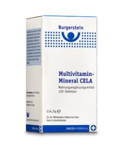 Burgerstein Multivitamin-Mineral CELA Tabletten 100 Stück