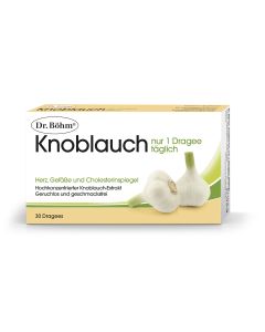 Dr. Böhm Knoblauch nur 1 Dragee täglich