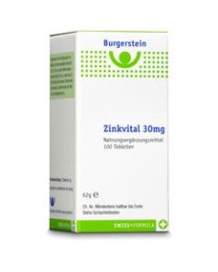 Burgerstein Zink Vital Tabletten 30mg 100 Stück