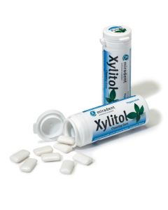 Miradent Xylitol Kaugummi - Pfefferminze, 30 Stück