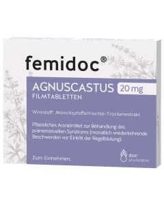 femidoc® AGNUSCASTUS 20 MG - FILMTABLETTEN, 30 Stk.