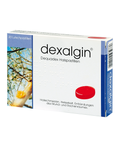 DEXALGIN                      DEQUADEX HALSPASTILLEN, 20 Stück