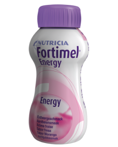 Fortimel Energy 24x200ml-Erdbeere, 24 Stück