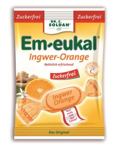 DR.SOLDAN                     BONBONS/ZUCKERFREI          EM-EUKAL                  INGWER-ORANGE, 75g