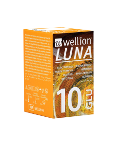 Wellion LUNA Teststreifen GLU - für Blutzuckermessung, 10 Stk.