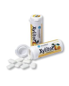 Miradent Xylitol Kaugummi - Frucht, 30 Stück