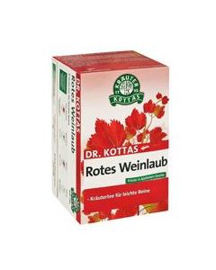 Dr. Kottas Rotes Weinlaubtee 20 Beutel, 20 Stück