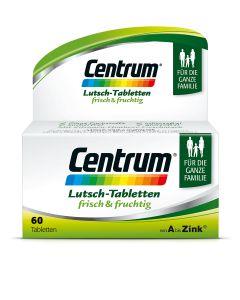 Centrum Lutschtabletten frisch & fruchtig von A bis Zink, 60 Stk.