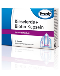 Twardy Kieselerde+Biotin‐ Kapseln, 60 Stk.