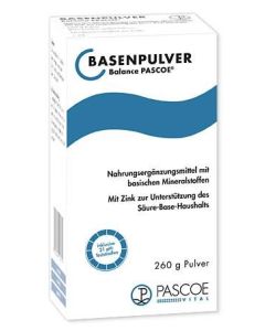 BASEN                         PULVER                      BALANCE PASCOE, 260g