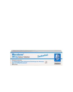 Mucobene lösbare Tabletten 200mg, 20 Stück