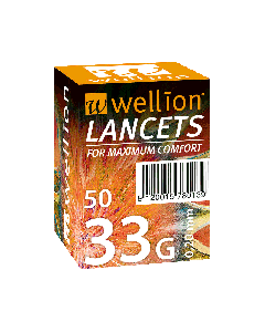 Wellion 33G Lanzetten, 50 Stk.