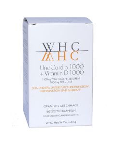 UNOCARDIO 1000                KAPSELN +VITAMIN D +OMEGA3, 60 Stück