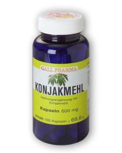 GPH Konjakmehl 600mg Kapseln, 180 Stück